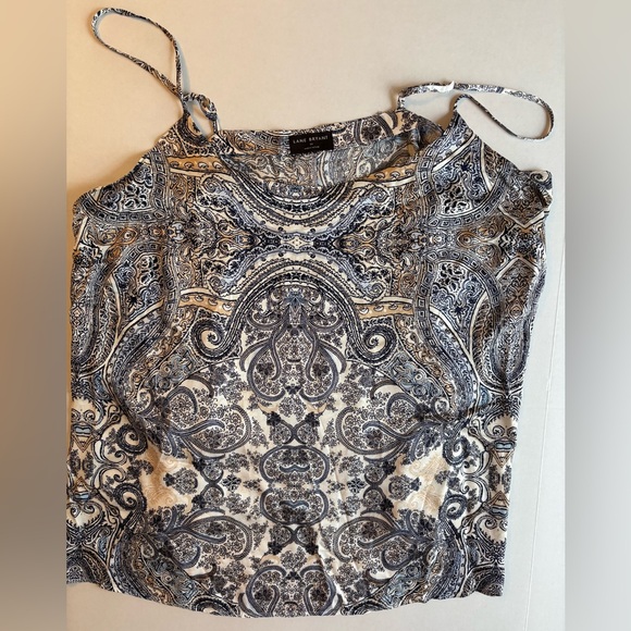 Lane Bryant Paisley cami tank top Plus SZ 24. 100% viscose. Silky, soft‎ - Picture 1 of 6